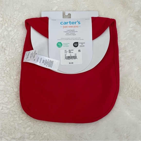 Carter's Just One You Valentine's Day Bib - Picture 2 of 5